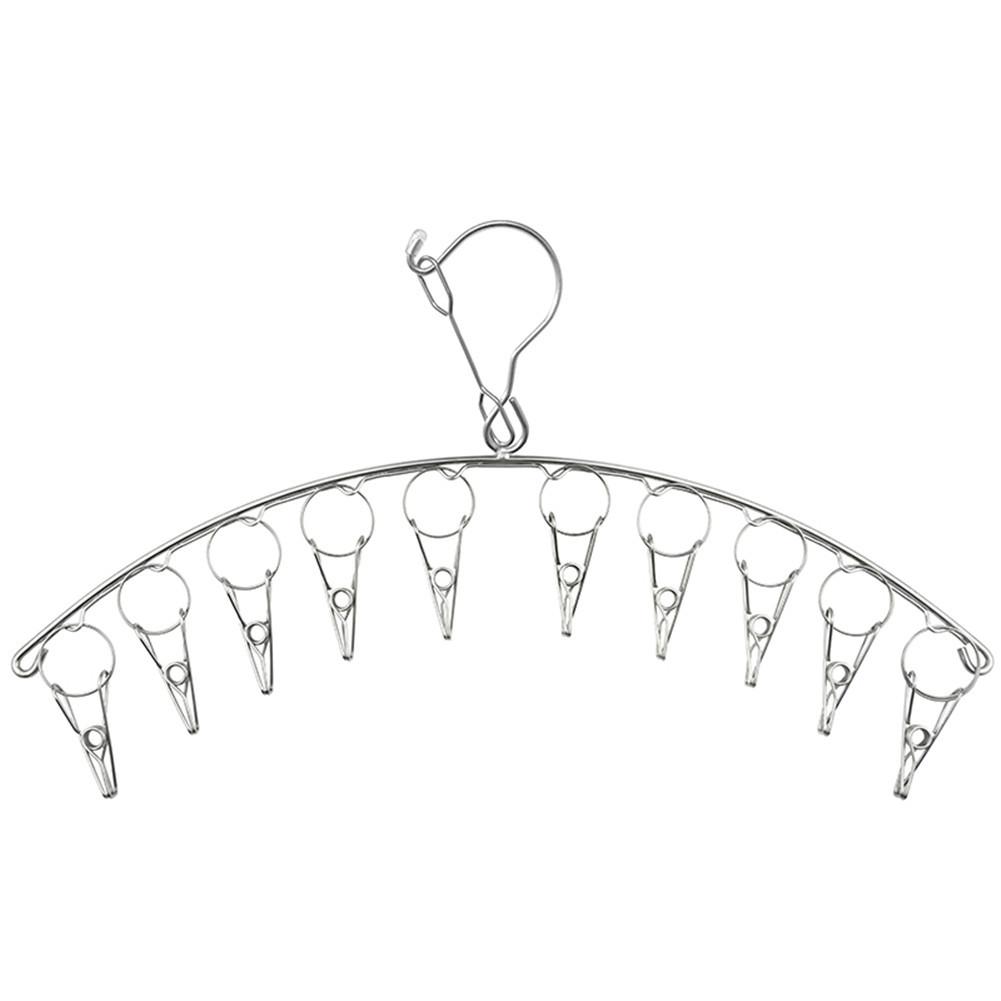8/10/20 Pegs Stainless Metal Laundry Socks Washing Clothes Hooks Airer Outdoor Home Bath Dryer Rack Hanger