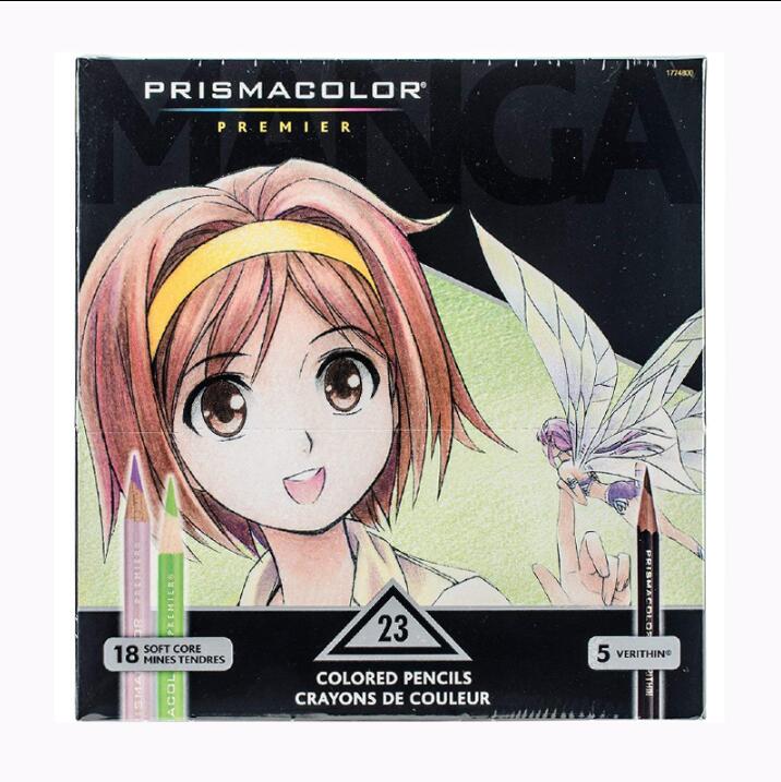 150 full color prismacolor premier pencil,Prismacolor Soft Colored Pencils,artist sketching pencils with extra tool PC14420: 23 animine