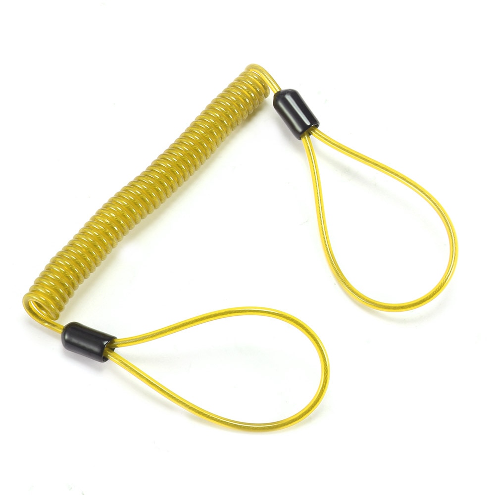 1.5m Anti Dief Motorfiets Wiel Alarm Disc Lock Security Schijfrem Tas En Herinnering Lente Kabel