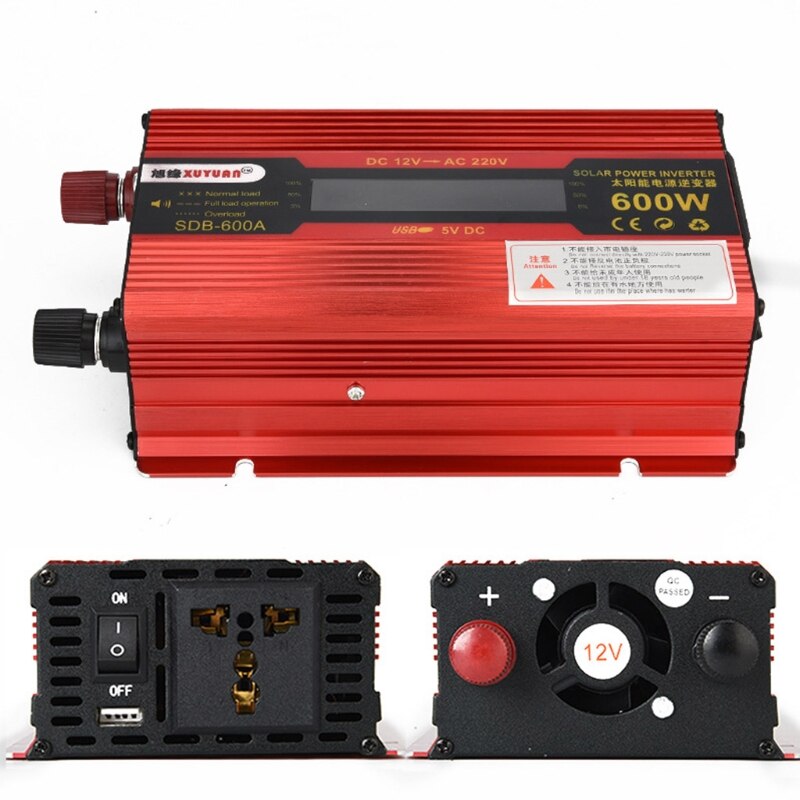600 Car Inverter DC 12V/24V to AC 110V/220V Voltag... – Grandado