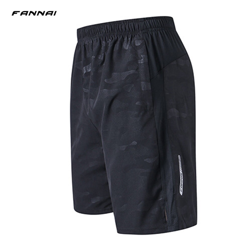 Homens Correndo Calções Quick Dry FANNAI Ginásio de Treinamento de Fitness Esportes Camuflagem Shorts Com Bolso Respirável Shorts de Corrida