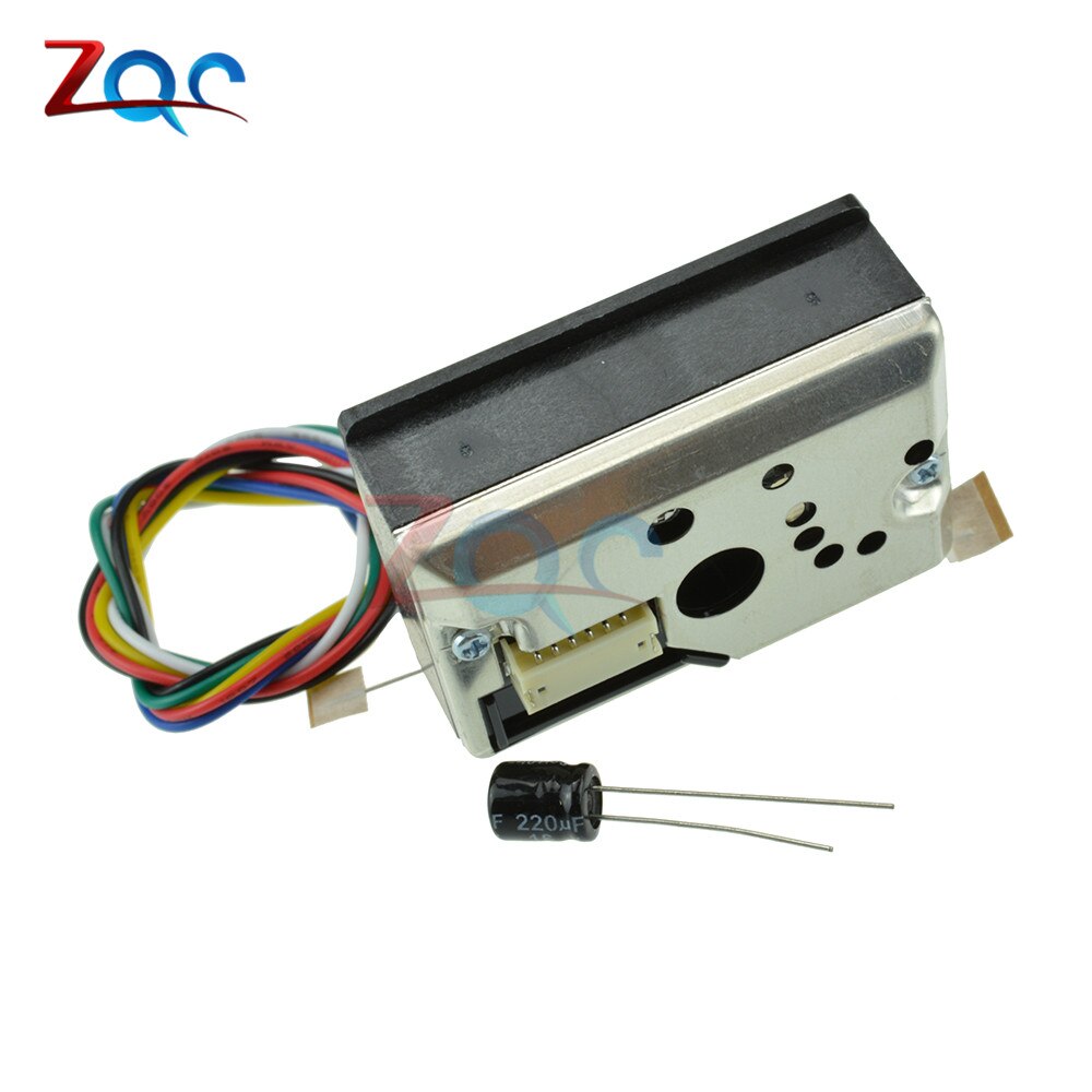 GP2Y1014AU0F Compact Optical Dust Sensor Compatible GP2Y1010AU0F GP2Y1010AUOF Smoke Particle Sensor With Cable