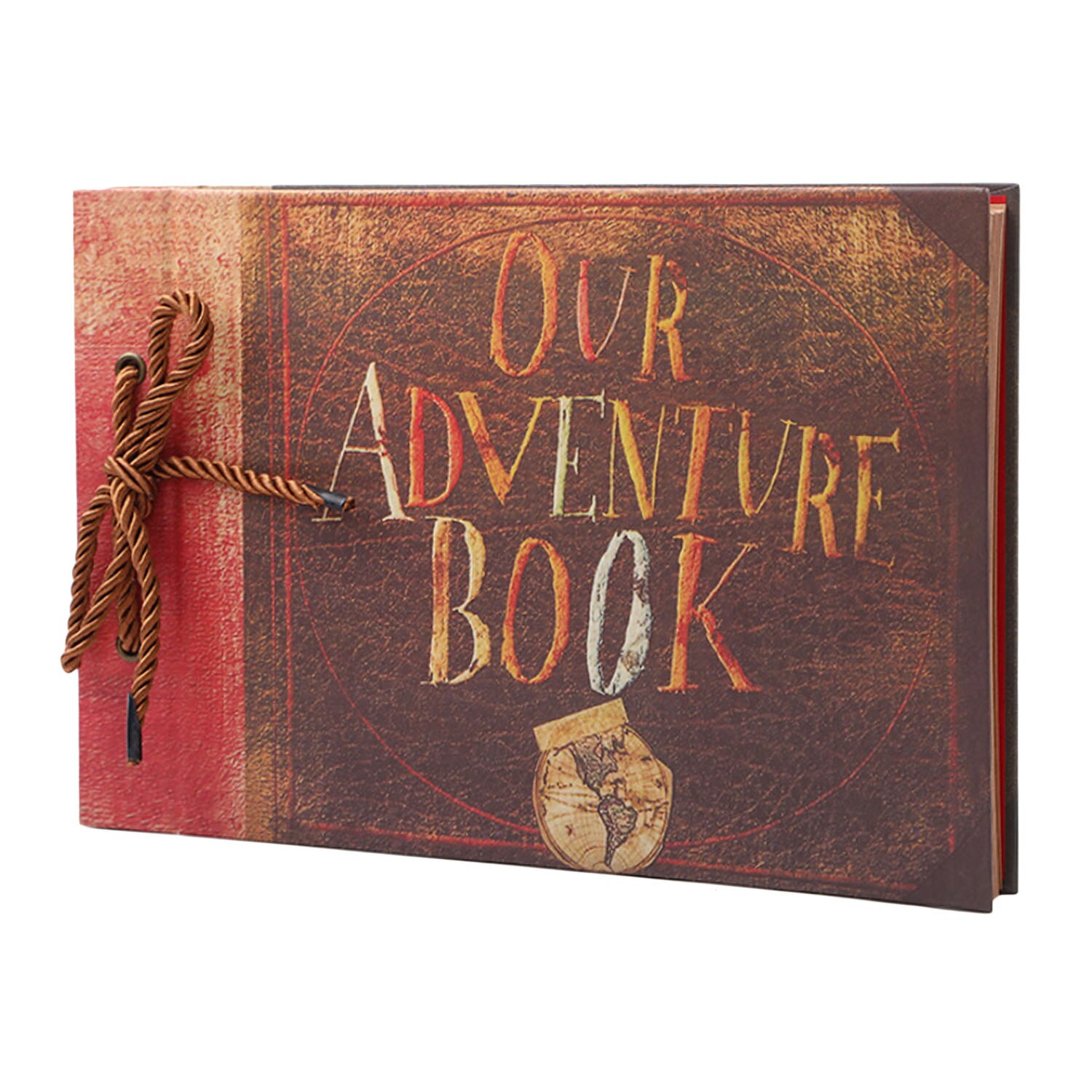 40 Sheets DIY Family Scrapbook Photo Album Kit with Corner Sticker Postcard Tape Scissors for Valentines Christmas Birthday