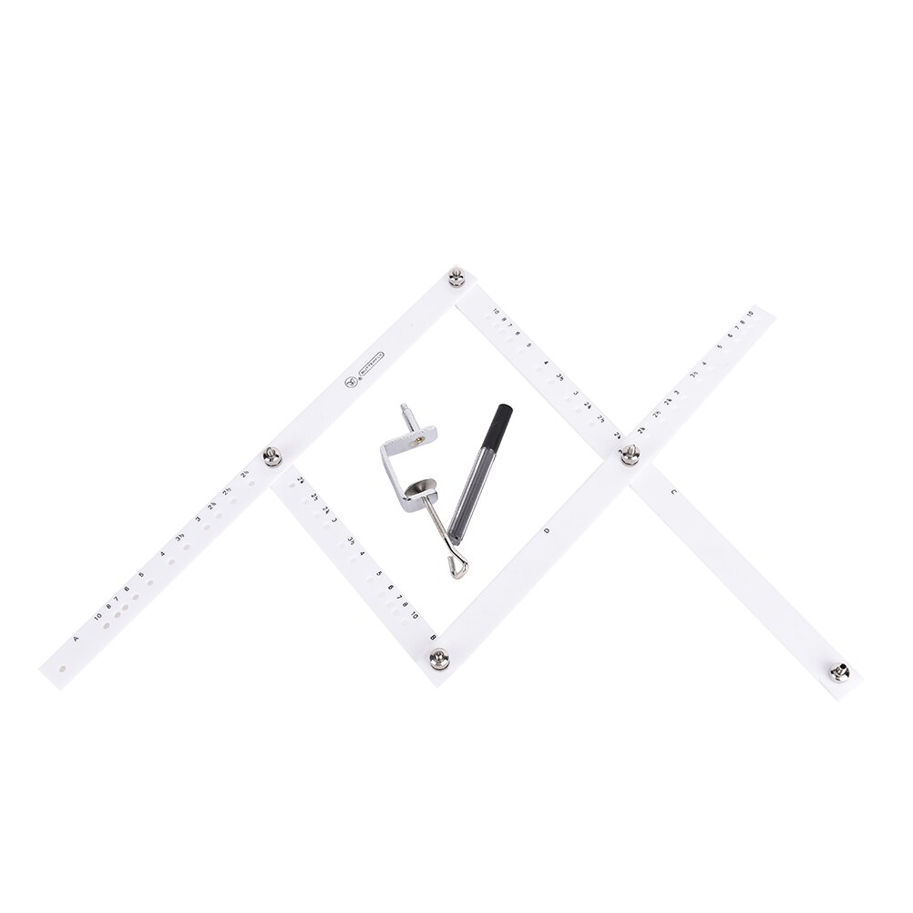 ¡Oferta! Regla de dibujo a escala de 34cm, regla de medida plegable para artista, regla reductora, herramienta de alargamiento, arte para oficina, suministros escolares
