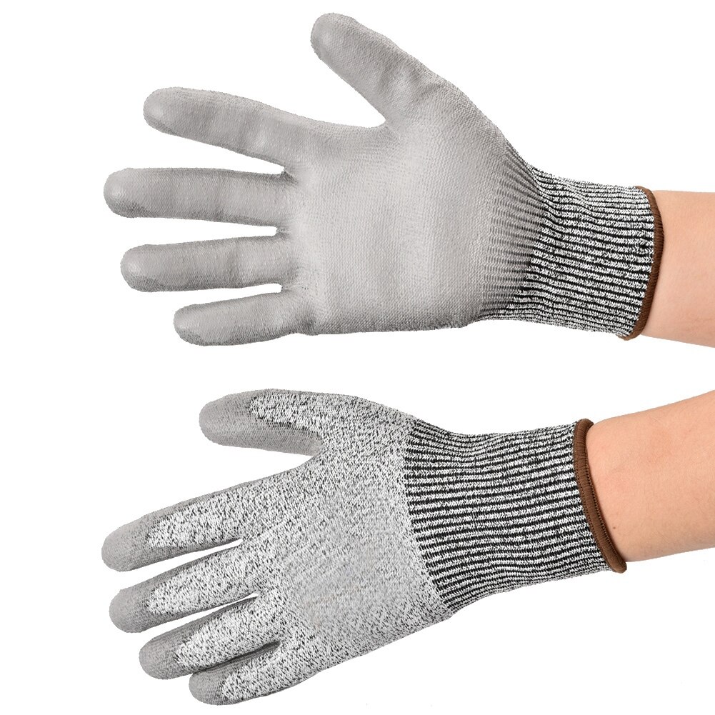 Level 5 Cut Resistant Labor Protection Work Gloves Wear Resistant Anti-slip Safety Gloves Anti-slip pattern