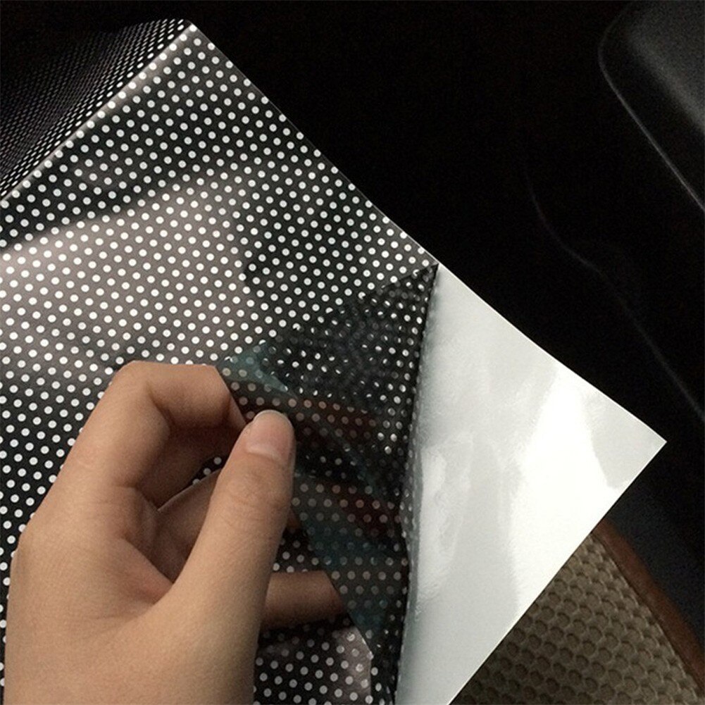 2 PCS Car Side Window Windshield Mesh Film UV with Small Holes Protection Car Sunshade Stickers Static Sun Protector