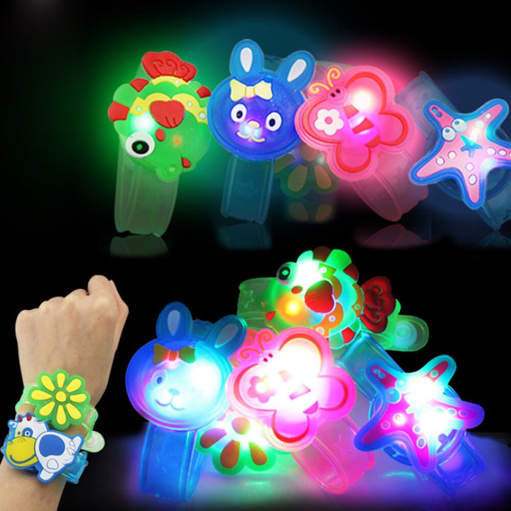 Multicolor Licht Flash Speelgoed Pols Hand Nemen Dance Party Diner Party Voor Kid Led Willekeurige Colorlamps licht