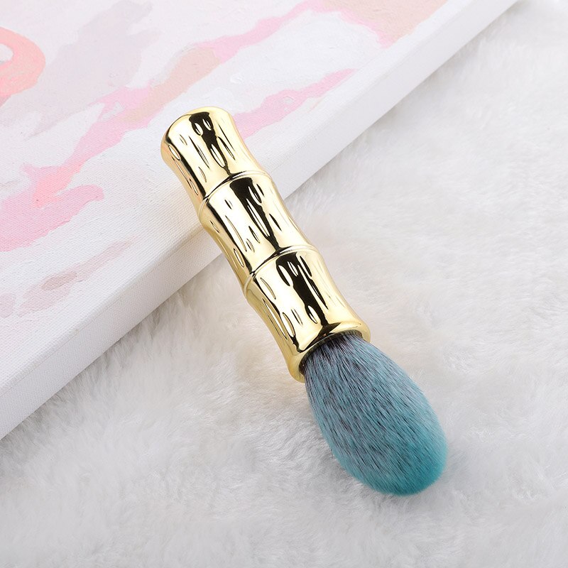Fld 1 stuks make-up blush kwast poeder sculpting gezichtskwast cosmetische tools kit make-up kwast: Goud