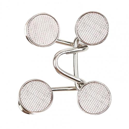 Wear Resistant 1 Set Durable Tight Trousers Snap Button Titanium Steel Pants Snap Fastener for Men: Silver