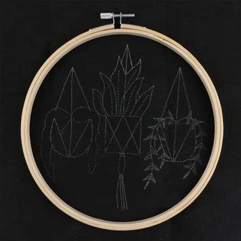 Embroidery Starter Kit with Pattern, Cross Stitch Kit Including Stamped Embroidery Cloth with Pattern