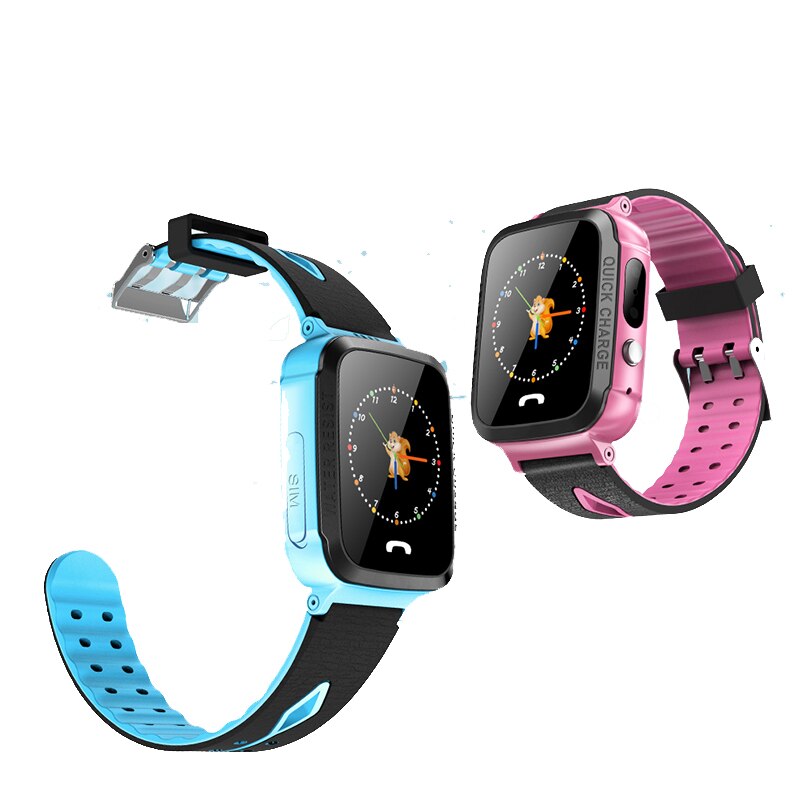 Smart Kid Sensor Smart Horloge Telefoon GPS Simkaart SOS Call smartwatch voor Kind Android iOS Touchscreen Camera Telefoon horloges