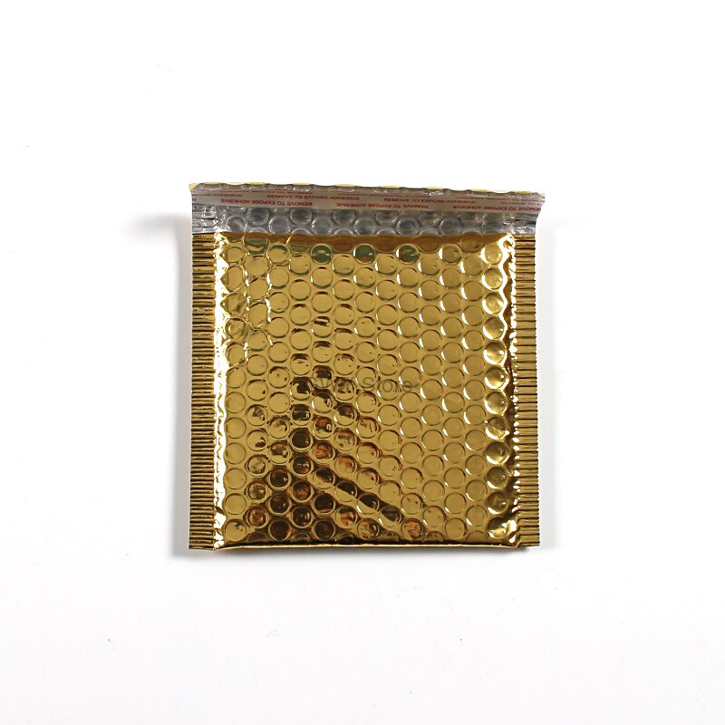 Sobres acolchados con burbujas de colores, 50 unids/lote, 15x13cm