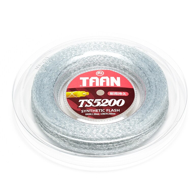 1 Reel TAAN 1.3mm Synthetische Flash Tennisracket String 200 m Reel Nylon Tennis Snaren Duurzaam String