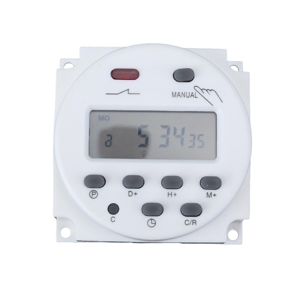 Digital LCD Display Power Timer Digital 7 Days Weekly Programmable Timer Switch Time Relay Control Electrical Equipment Tools