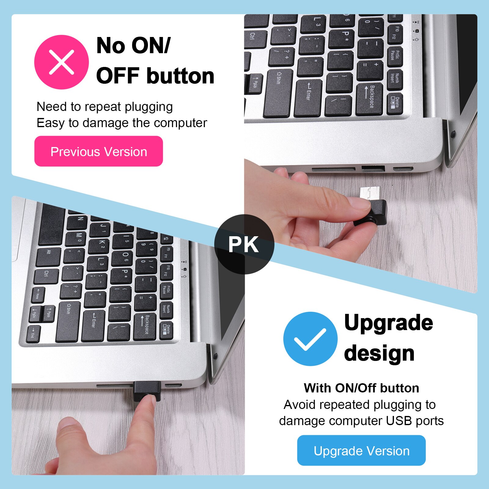 Mini Muis Jiggler Usb Muis Mover Plug-En-Play Ondersteunt Multi-Track Simuleren Muis Beweging Te Voorkomen slaapstand