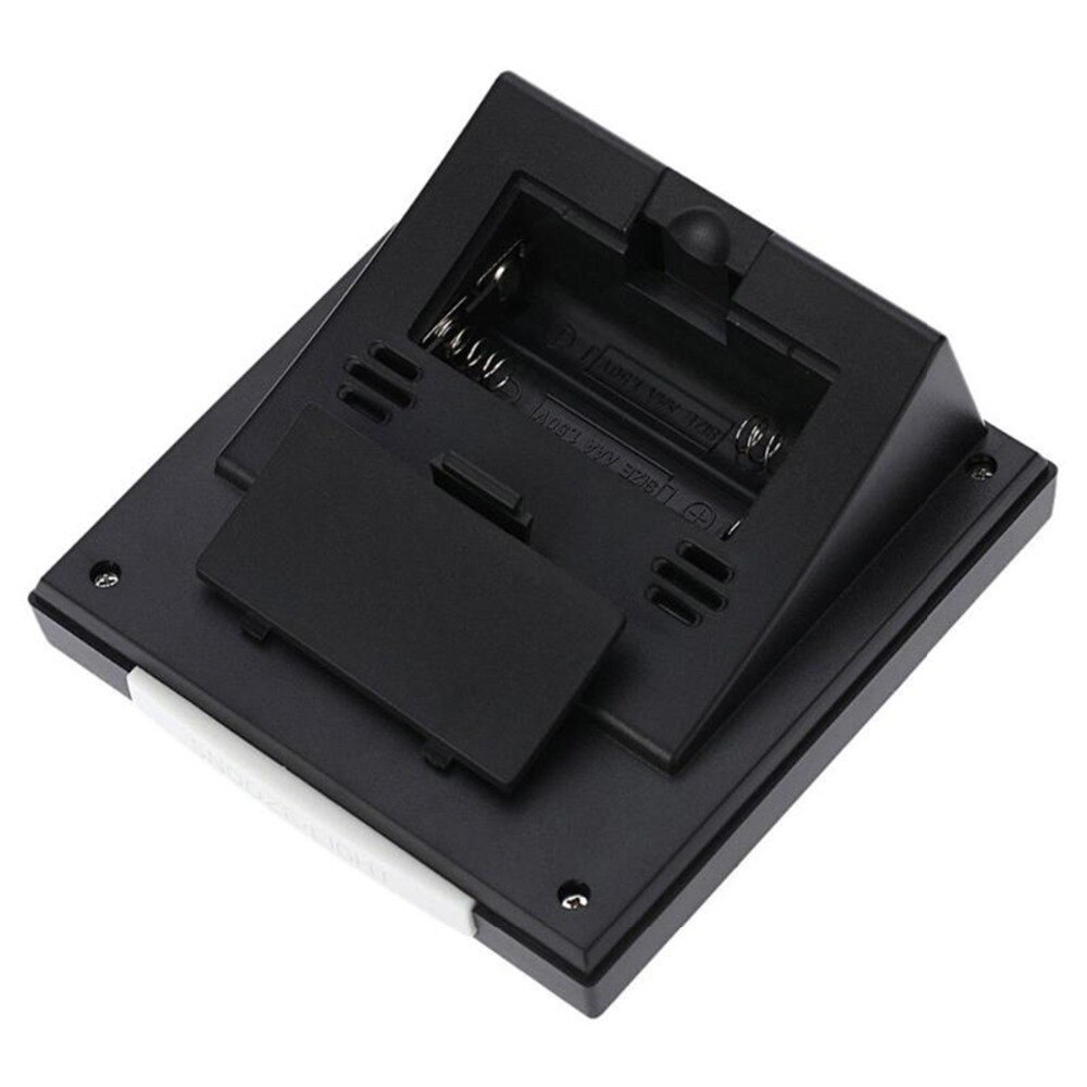 LCD Digital LED Alarm Clock Date Weather Temperature Humidity Travel Backlight Electronic Clock Snooze Function Desk Table Clock