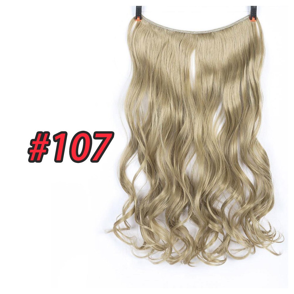 Liangmo Hair Extensions Onzichtbare Ombre Synthetische Natuurlijke Flip Verborgen Geheim Draad Crown Grijs Roze Voor Vrouwen: 107