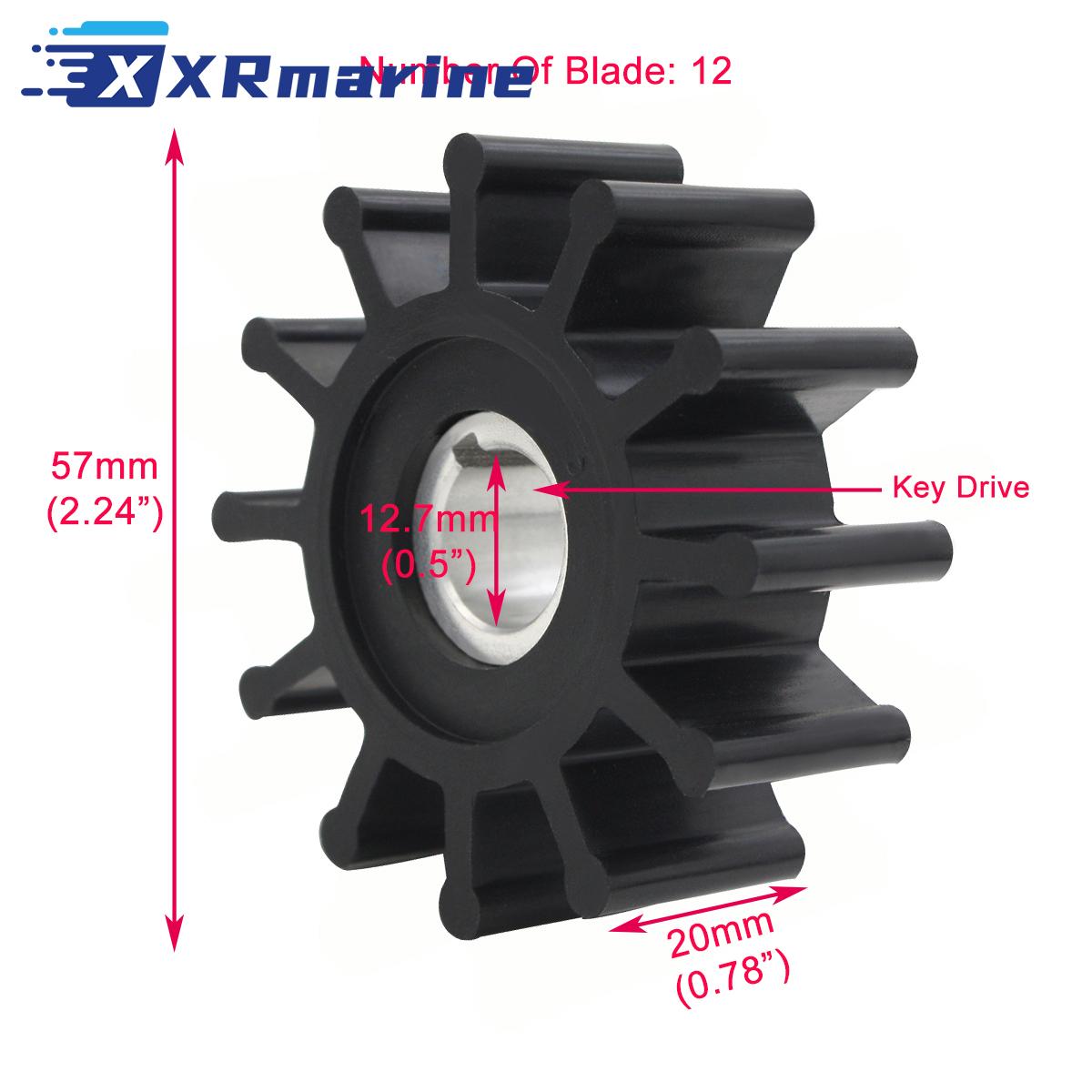 Laufrad-Reparatursatz 132-0375 132-0498 für Onan-Motor- Rohmeerwasserpumpe 132-0499 132-0137 541-1519