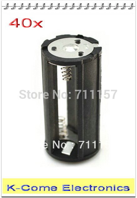 Serieschakeling 3 x AAA Ronde Type-4.5 v 3A Batterij Holder LED Zaklantaarn Zaklamp Cell Box Case aa batterij houder