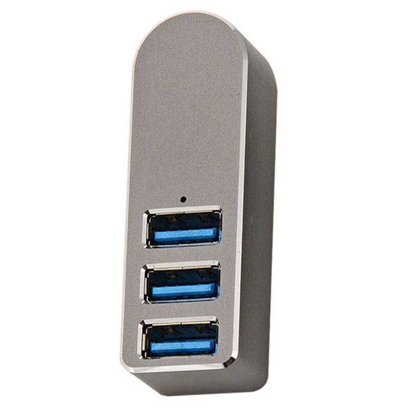 Aluminium Roterende USB3.0 Hub Hub Splitter 4 Port Usb 3.0Hub Extension