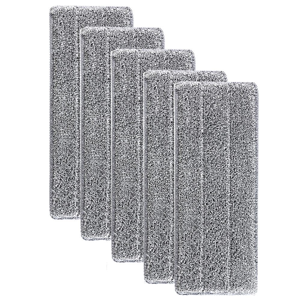 Mikrofiber moppepuder hus køkkenrengøring flad moppeklud hjem badeværelse udskiftning mopper gulv rengøringsværktøj: 5