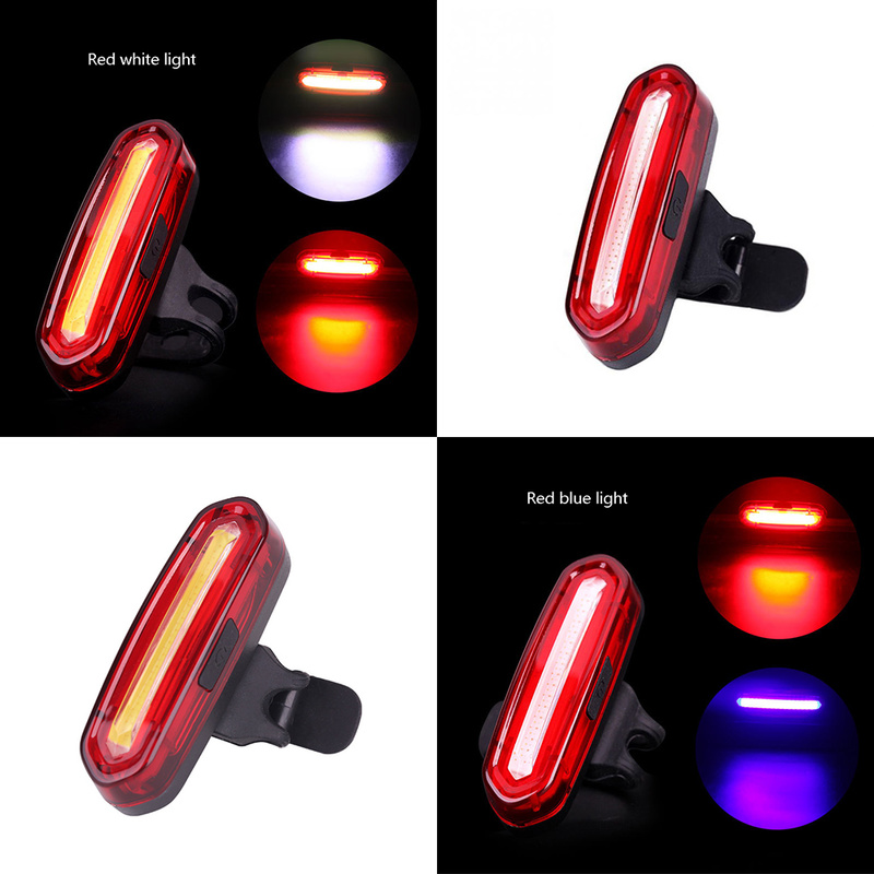 USB Oplaadbare Fiets Achterlicht Fietsen LED Achterlicht Waterdichte MTB Racefiets Achterlicht Terug Lamp voor Fiets