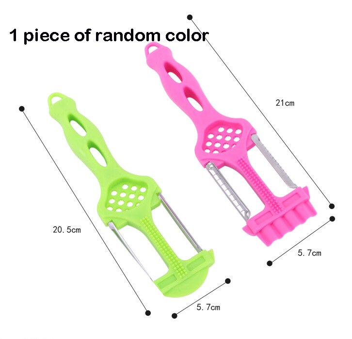 Cortador de verduras multifunción pelador en juliana, pelador en juliana, rallador de zanahorias, herramienta de cocina, cortador de vegetales para Cocina: 8 in 1 Random Color
