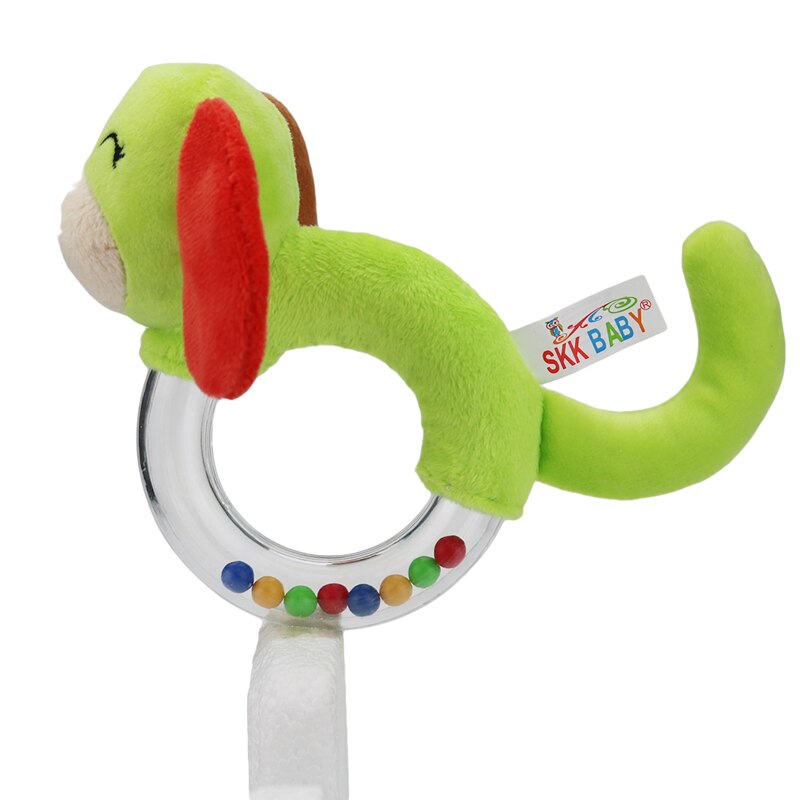 Nowe nowe zwierzę dziecko pluszowa zabawka kot/szczeniak/słoń/królik/niedźwiedź/małrocznie grzechotka dziecko słuchanie chwyt sensoryczny dzwonek ręczny zaspokoić prezent