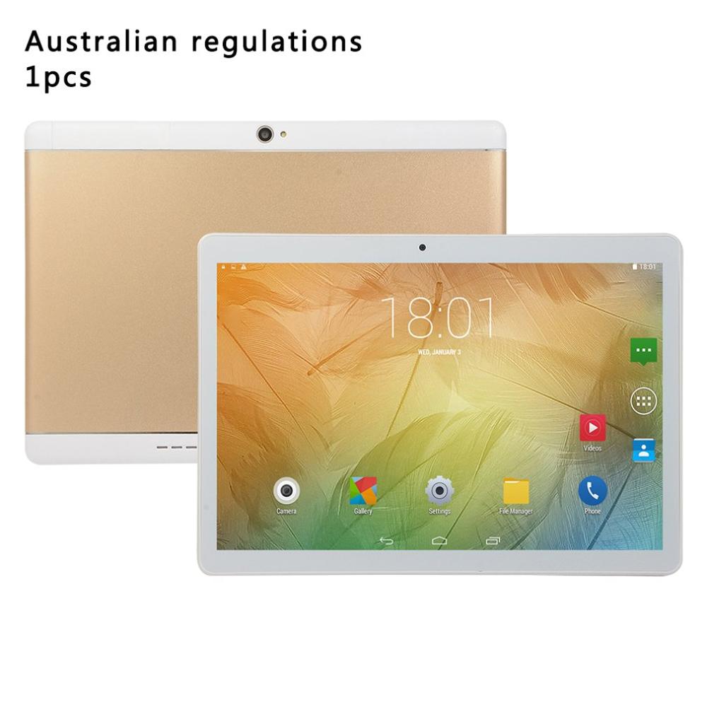 10 Inch Tablet Computer Ips Hd Screen Wireless Gps Android Tablet Ips Hd Screen 10-Inch Tablet Pc Round Hole: Gold  AU