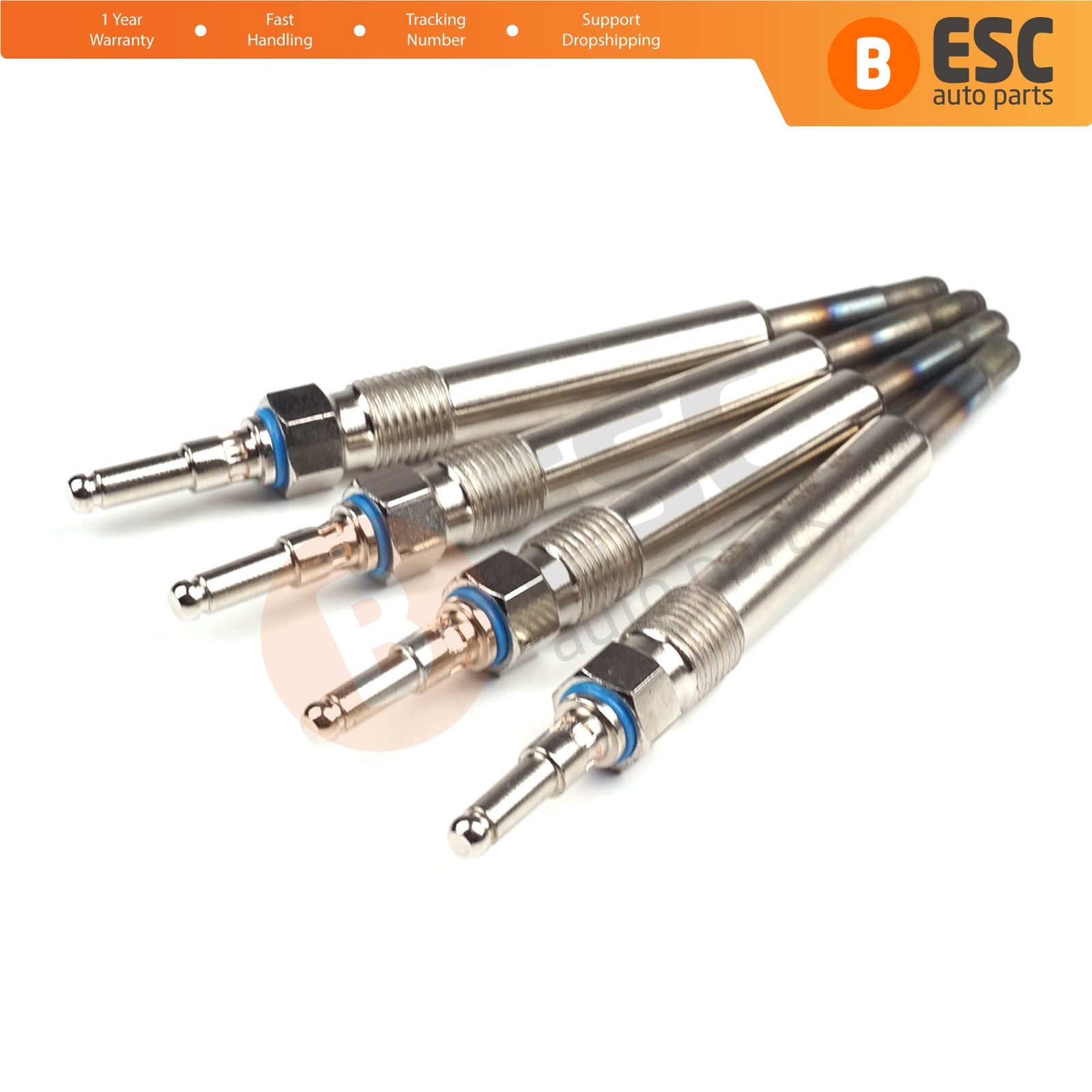 Esc auto parts egp 3-1 4 stuks gloeibougies voor mercedes-benz, snelle verzending  gx119, 0100226258, 88900724, 11591501, 11591601
