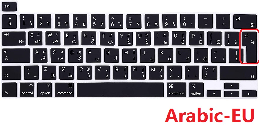 Zachte Keyboard Skin Voor Macbook Pro 16 A2141 Eu Us Frans Russisch Spaans Arabisch Toetsenbord Cover Voor Macbook Pro16 A2141 Film: Rood