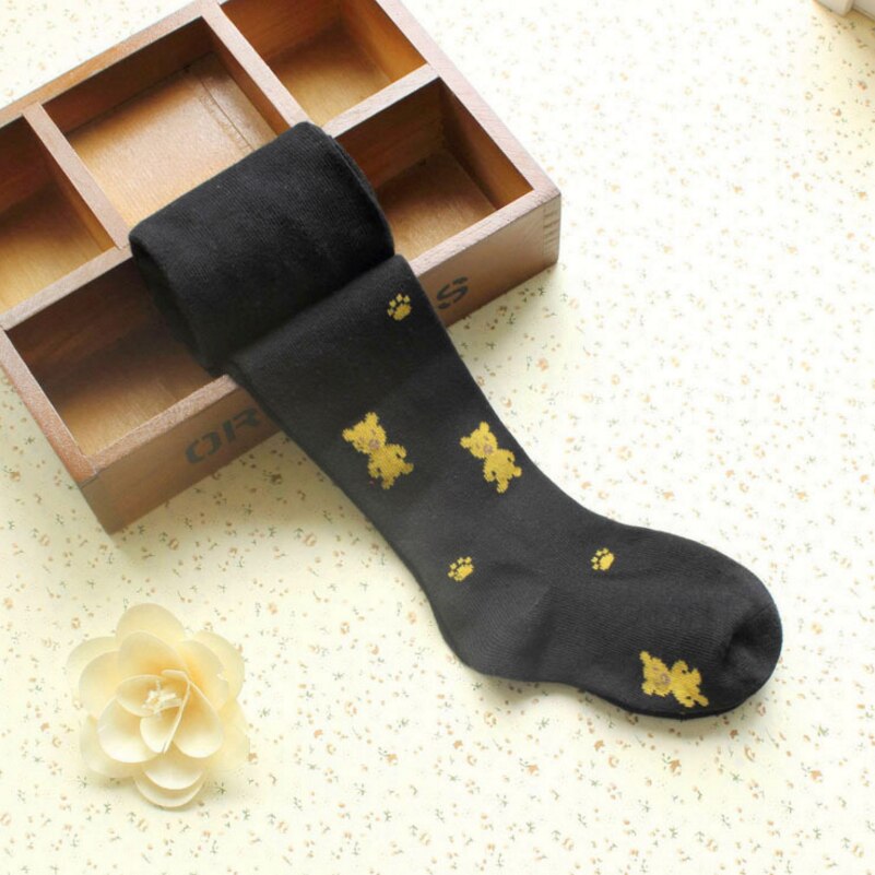 Schattige Beer Meisjes Panty Kinderen Prinses Kousen Kids Cartoon Snoep Kleur Panty Lente Herfst Baby Collant Kleding