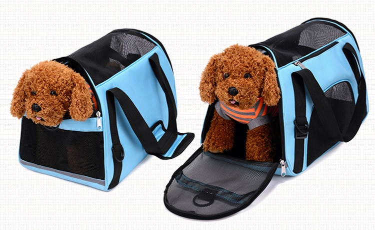 Cat Travel Carrier Bag, Comfort Portable Foldable Pet Bag Airline Approved for Dogs,Large Cats and Puppies Animal