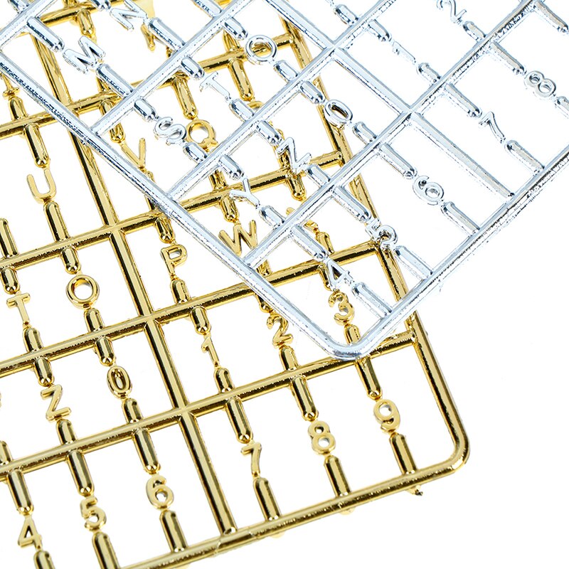 metal 1/12 domek dla lalek miniaturowy złoty numer domu alfabet metal cyfrowy numer domu alfabet drzwi akcesoria zrób do Sama
