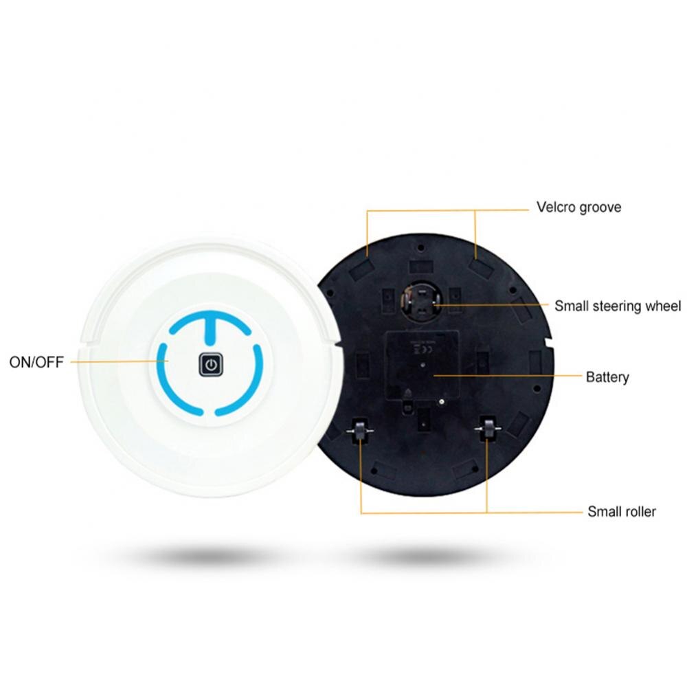 Hosehold Sweeping Robot Automatic Smart Sweeper Floor Cleaning Machine Dust Remover No Suction Sweeper