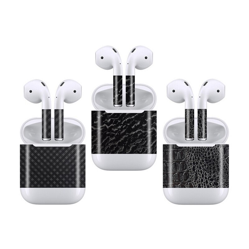 3D Camo Pelli di Coccodrillo pelle di Serpente A Prova di Graffio Auricolare Films Sticker Per Apple Airpods Autoadesivo Della Pelle