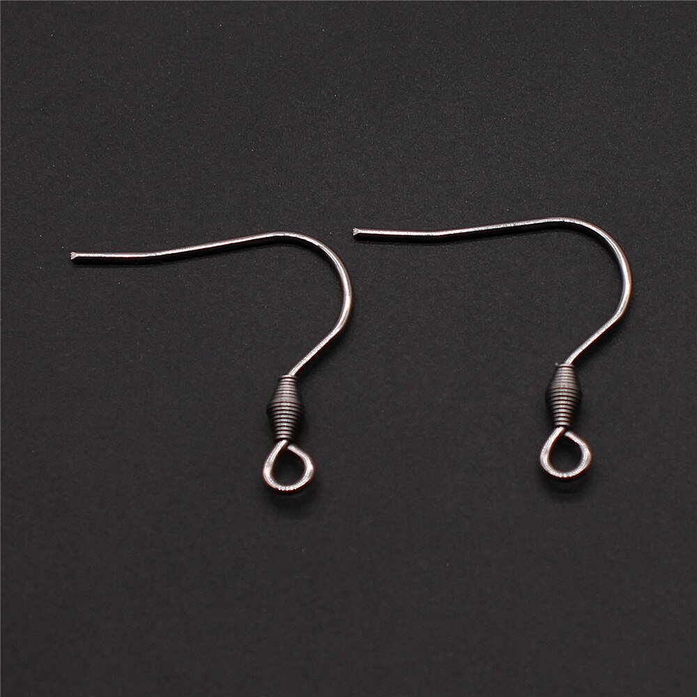 WYSIWYG 50 stücke 4 Stile Ohrring Haken Edelstahl Material DIY Ohrring Erkenntnisse Ohr Drähte Haken DIY Schmuck Erkenntnisse