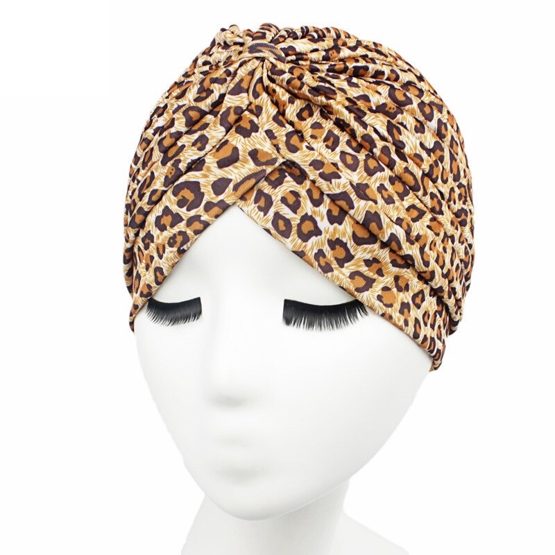 Moda feminina chapéus de cabelo turbante indiano estilo cabeça envoltório chapéu noite capa de cabelo bandana vários design de impressão acessórios para o cabelo: Type 4