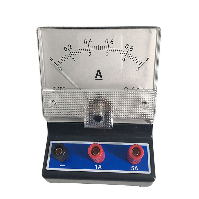 1A 2A 5A DC Amp Meter Teaching Resources Instrument Student Physics Test Meters Office School Educational Supplies