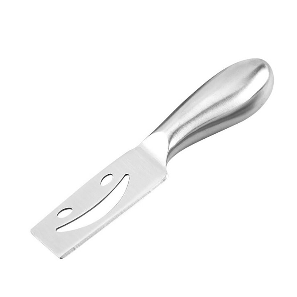 Kjøkkenutstyr bakeverktøy i retrostil multifunksjonelt rustfritt stål smiley ostebestikk 1pc sølvkniv: 8a- firkantede kniver