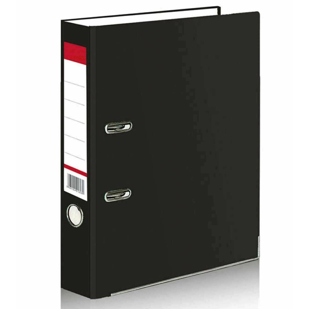 1pcs Documents Holder A4 Large 75mm Lever Arch Files Folder Office Stationery Document Storage: black