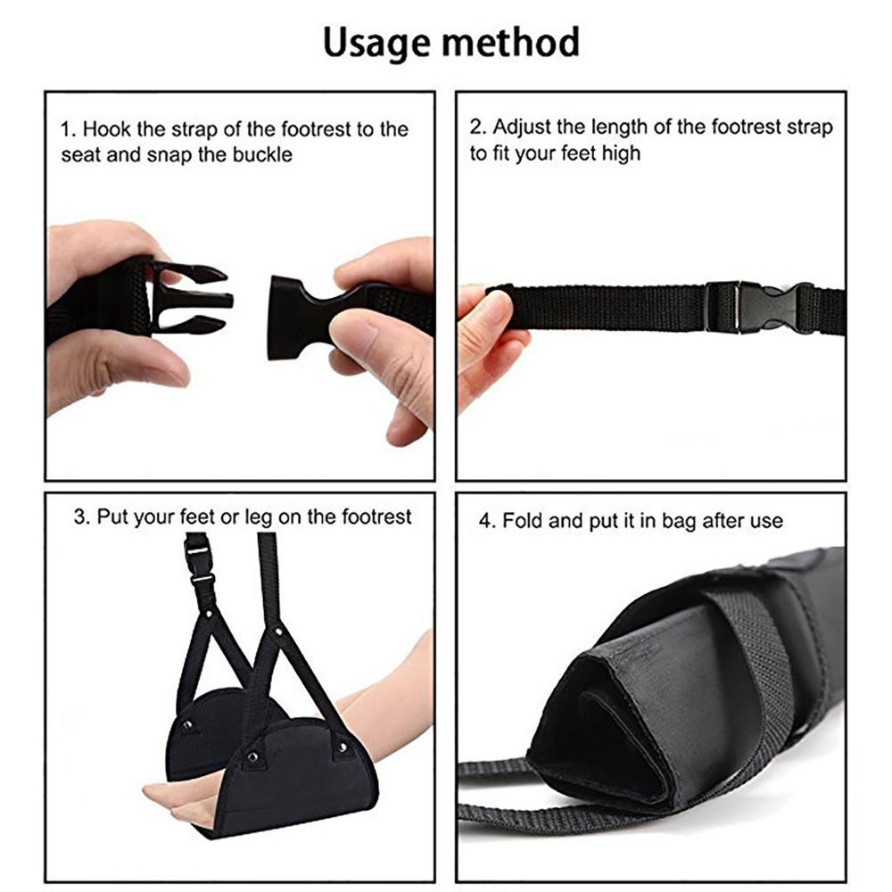 Voetsteun Comfy Hanger Reizen Vliegtuig Voetsteun Hangmat Gemaakt Met Premium Memory Foam Foot #218