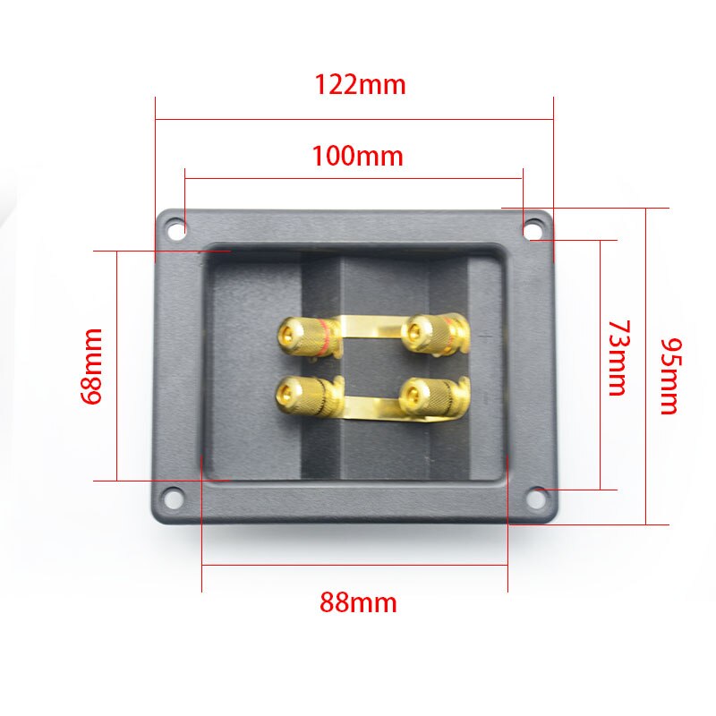 Speaker Acessories,Speaker parts for audio With gold plated Binding Post for speaker, Fast