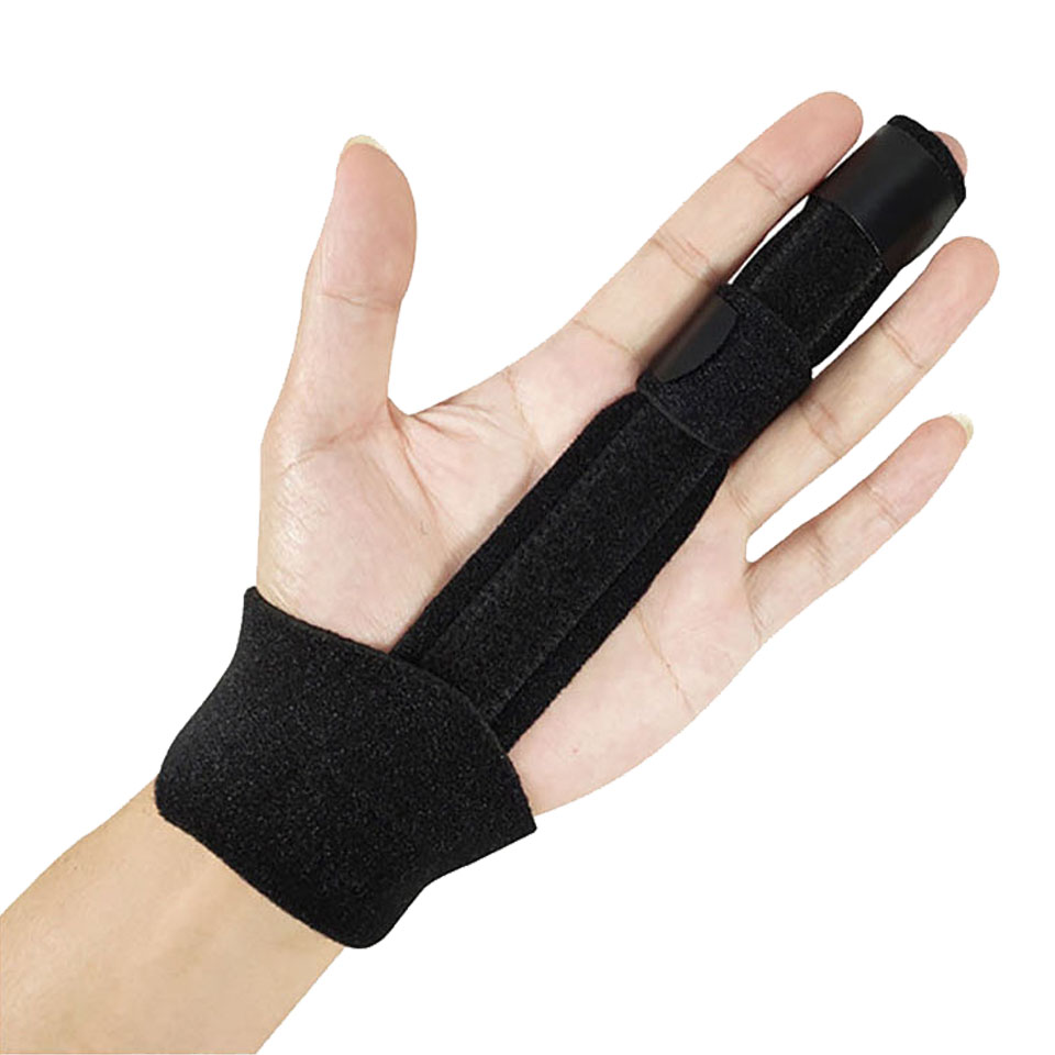 1Pcs Verstelbare Vinger Brace Trigger Vinger Spalk Rechtzetten Gebroken Gebogen Vingers Duimen Mallet Vinger Spalk Tenosynovitis