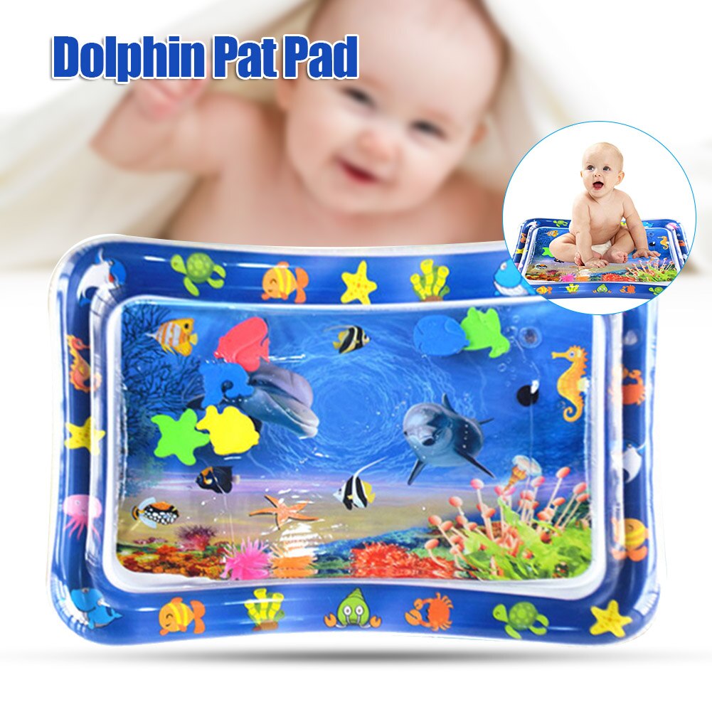 Water Filled Baby Inflatable Patted Pad Water Cushion Playmat Portable for Kids AN88