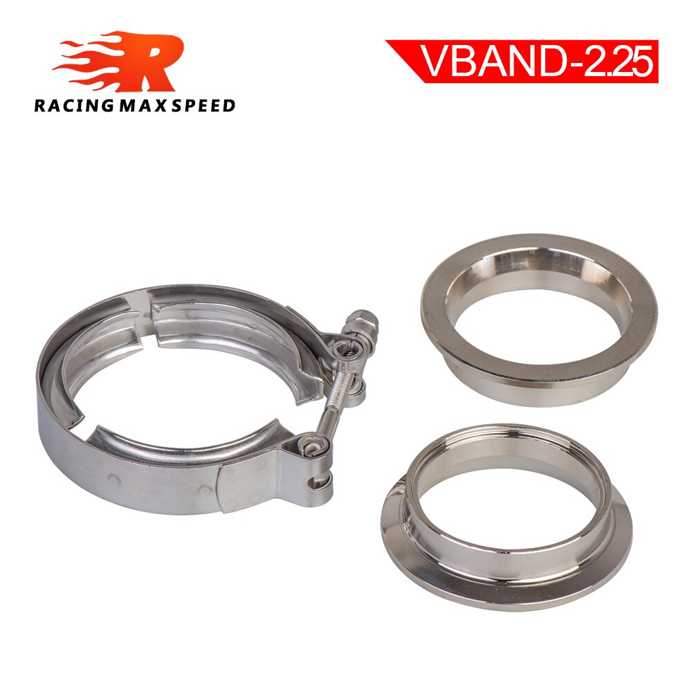 304 Rvs 2 2.5 3 3.5 4 V-Band Klem 3 Inch V-Band 4 Inch Uitlaat flens 76Mm Turbo Uitlaat Vband V Klemmen Kits: 2.25 inch