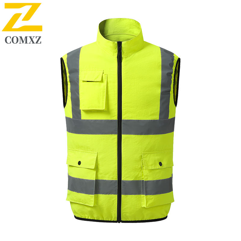 Heren Koelvest met IJs - Mouwloze Werkkleding - Ademend Polyester Jack voor Zomerwerk