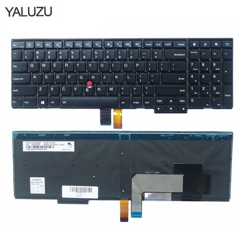 for Lenovo for Thinkpad E531 E540 W540 T540P backlit laptop keyboard US