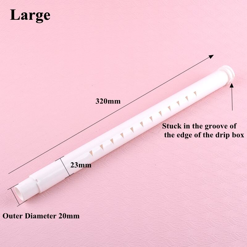 Aquarium Filter Rain Bar DIY Fish Tank Rain Pipe Water Cycle Aeration Drip Tube Ring Pipe Sprayer Outflow Pipe Spray Rain Bar: 1pc / Large