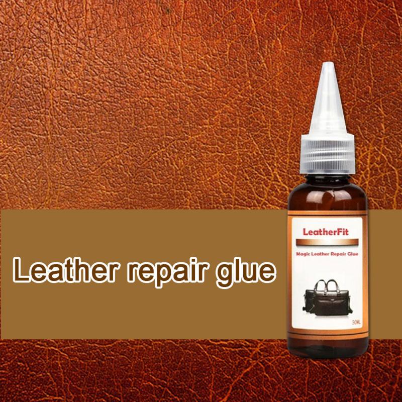 Pegamento de reparación de cuero para sofá, zapatos de asiento de coche, ropa deportiva para interiores, suministros de Accesorios para el hogar de restauración, 30ml